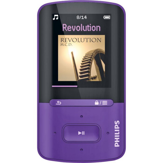 Philips 4GB GoGear VIBE MP3 Player - Purple