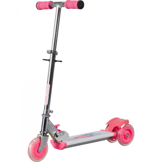 Cosmic Light Flashing Tri-Scooter - Pink