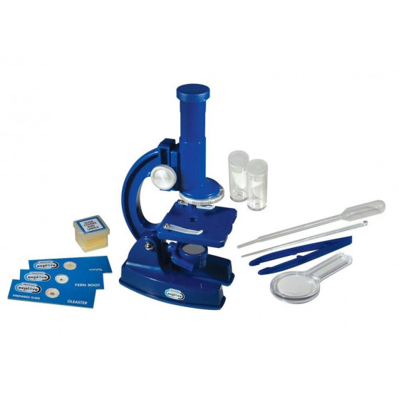Discovery Channel Microscope Set (No Spare Bulb & Blank Slides Only)
