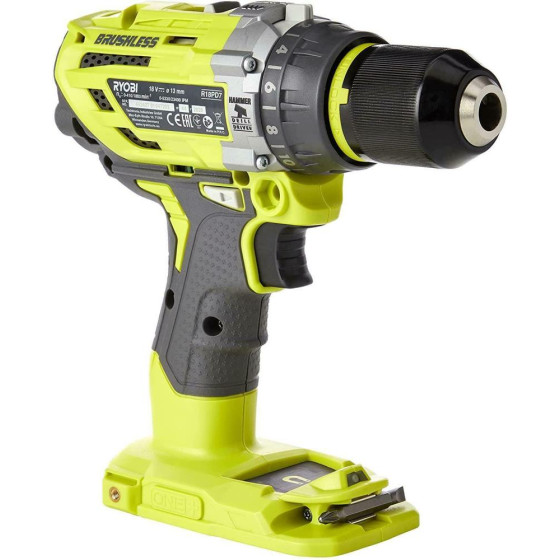 Ryobi R18PD7-0 18v Percussion Drill - Bare Tool (No Depth Gauge & Belt Clip)