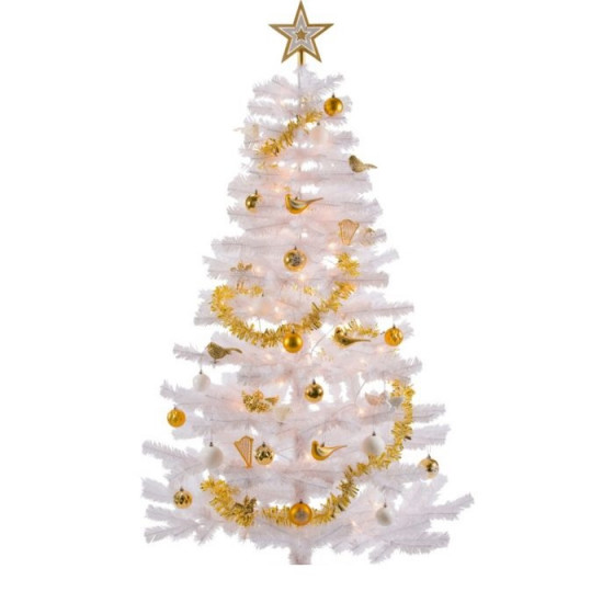 White Ready to Dress Noel Christmas Tree - 6ft (No Base)