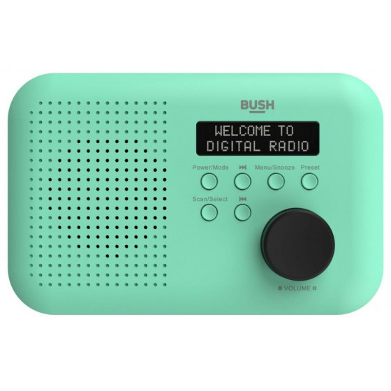 Bush Portable Mono DAB Radio - Mint (Mains Operated Only)