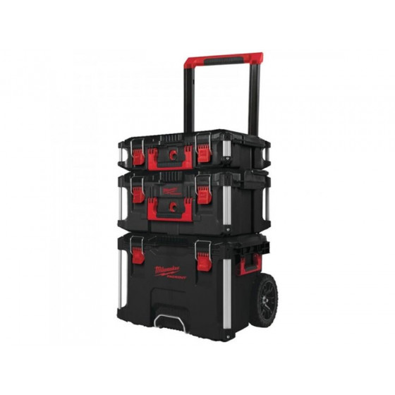 Milwaukee 3pc Packout Storage System Set With Trolley (No Inner Small Case)