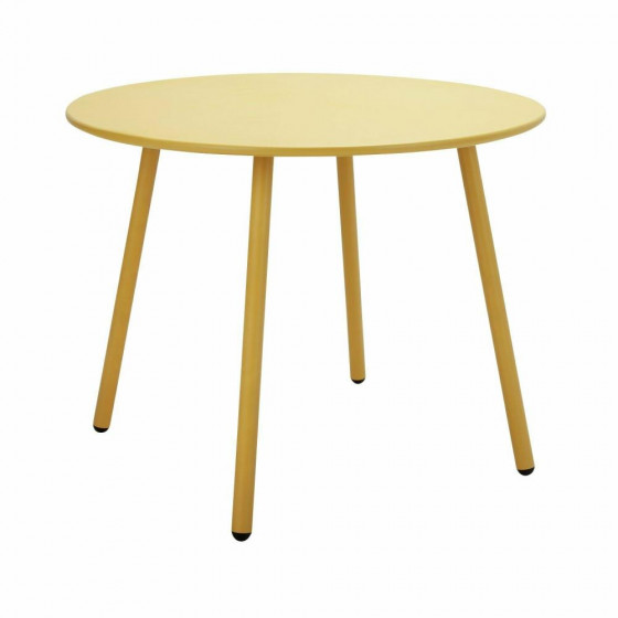 Home Ipanema Round 4 Seater Garden Table - Yellow