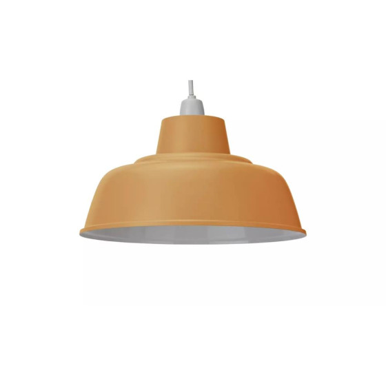 Habitat Core Metal Pendant Shade - Mustard