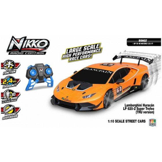 Nikko Radio Control Lamborghini Huracan 1:10 - Orange