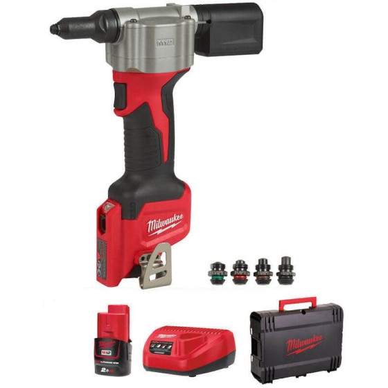 Milwaukee M12BPRT-201X 12v Li-Ion Pop Rivet Gun