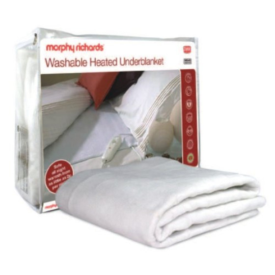 Morphy Richards 75137 Double Electric Heated Underblanket With 4 Heat Settings 