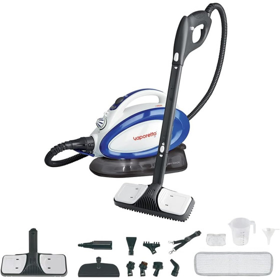 Polti PTGB0049 Vaporetto Go Portable Steam Cleaner - Blue & White