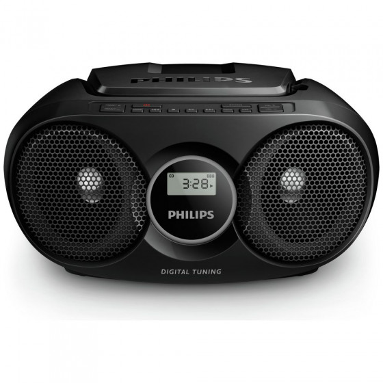 Philips AZ215B/05 CD Boombox - Black (Battery Operated Only)