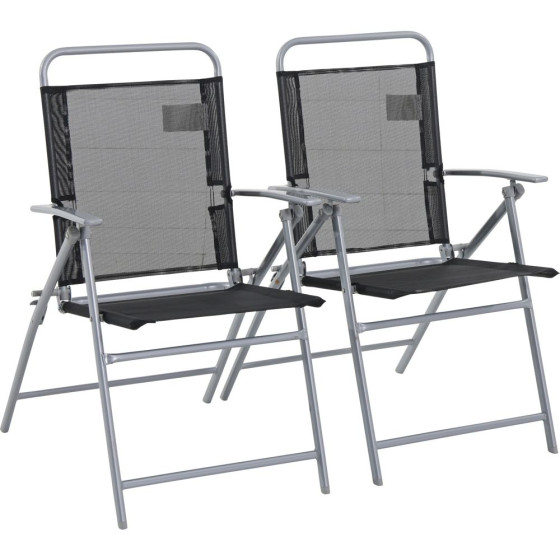 Home Atlantic Steel Set of 2 Folding Chairs	