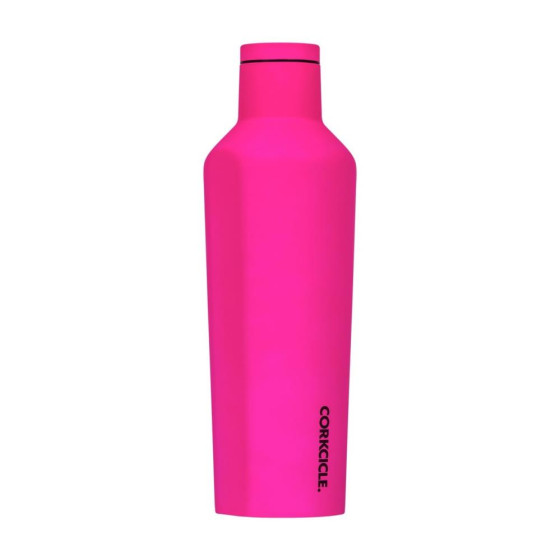 Corkcicle Neon Pink Stainless Steel Canteen - 475ml