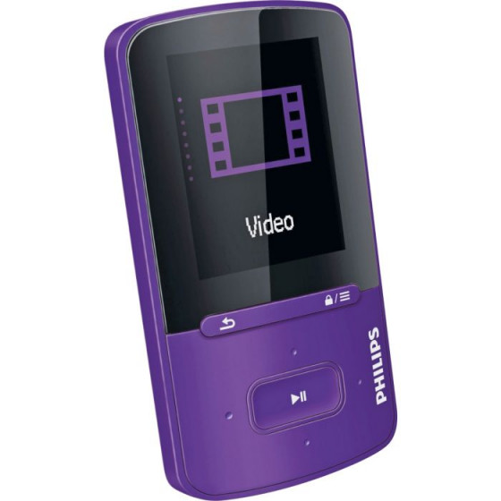 Philips 8GB GoGear VIBE MP3 Player - Purple