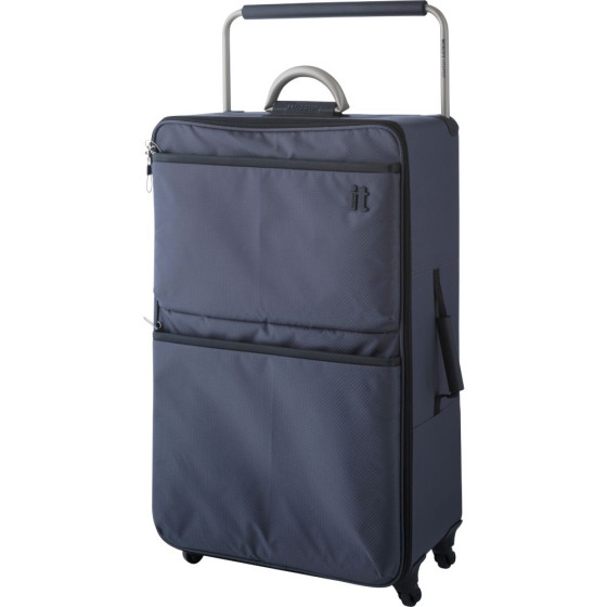 IT World's Lightest Large 4 Wheel Suitcase - Charcoal