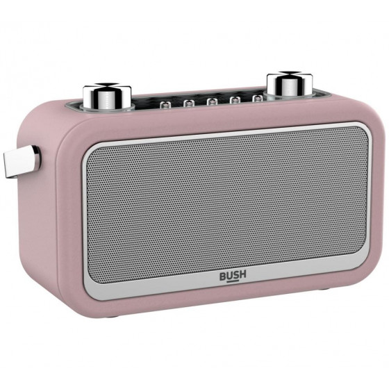 Bush Leather DAB Radio - Pink