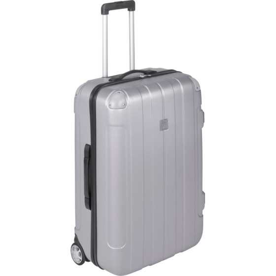 Go Explore Large 2 Wheel Suitcase - Silver