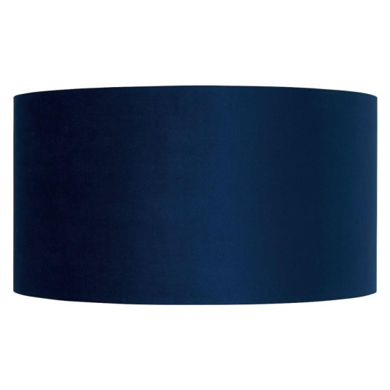Habitat 49cm French Velvet Light Shade - Navy