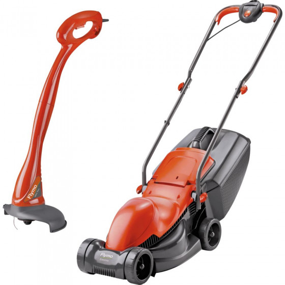 Flymo Easimo Lawnmower and Mini Trimmer Grass Trimmer