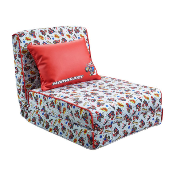 X-Rocker Crash Pad Junior Gaming Fold Out Chair - Mario Kart Edition