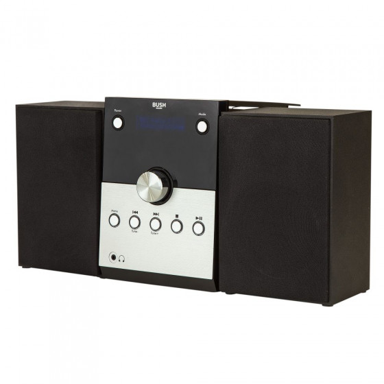 Bush DAB CD Micro System - Black (No BlueTooth)