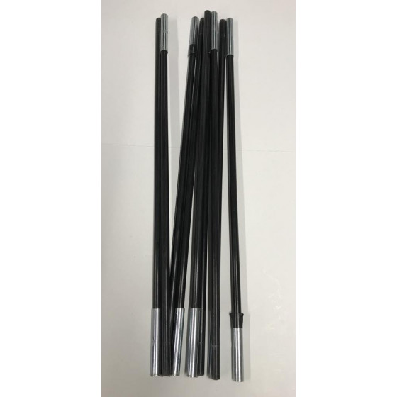 Replacement Black Colour Coded Pole For Trespass 4 Man Dome Tent - 3070374