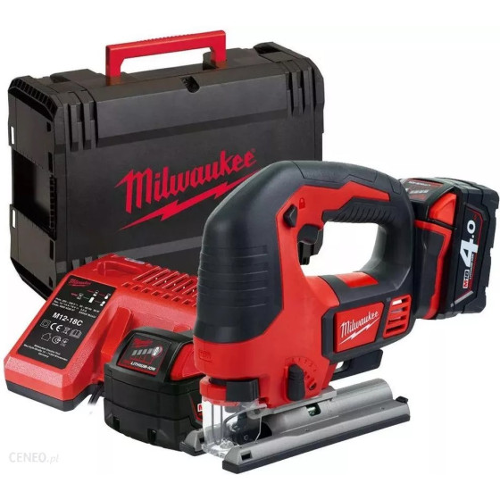 Milwaukee M18BJS-402C 18v Jigsaw Kit - 2 x 4.0Ah Batteries