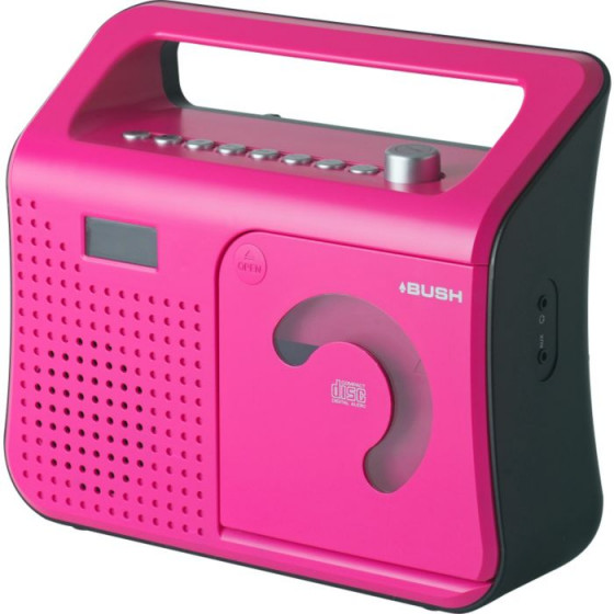 Bush Kids' CD Boombox - Pink