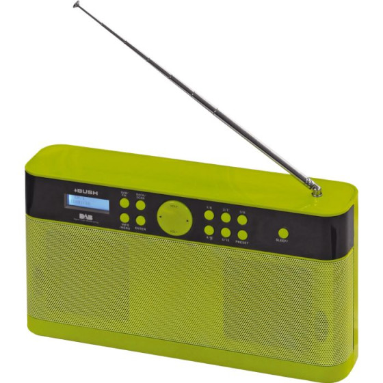 Apple Green Bush Stereo DAB Digital Radio - CDAB51RGR