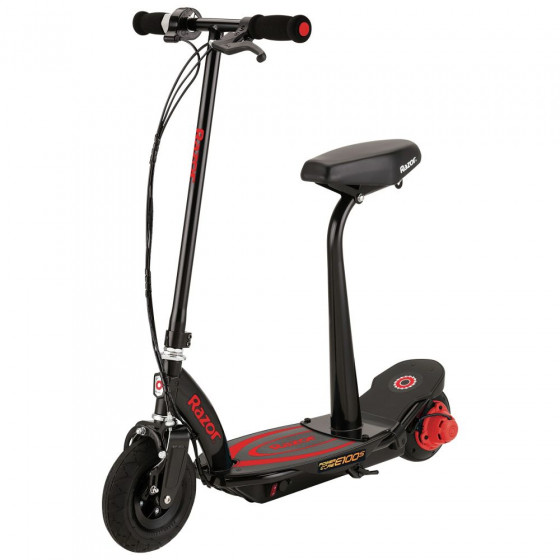 Razor Power Core E100S Electric Scooter - Black & Red