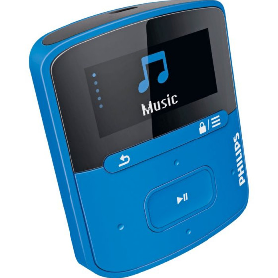 Philips SA4RGA 4GB GoGear Raga MP3 Player - Blue