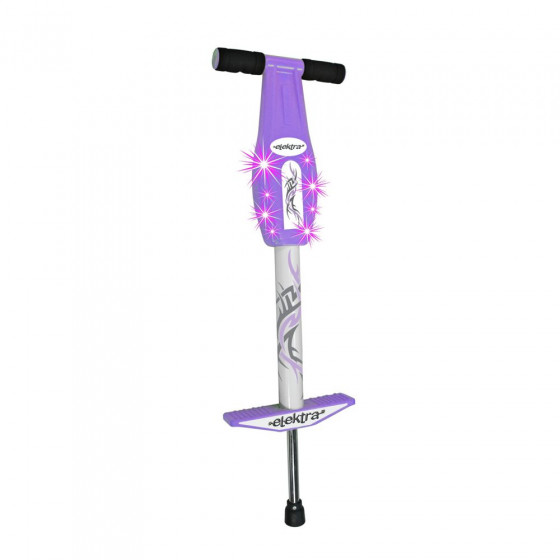 Elektra Flashing Pogo Stick - Pink