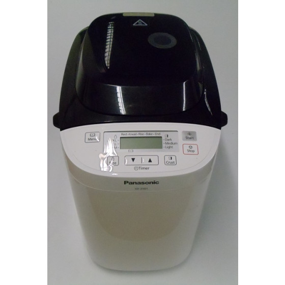 Panasonic SD2501 Breadmaker - Black & White (No Rye Blade)