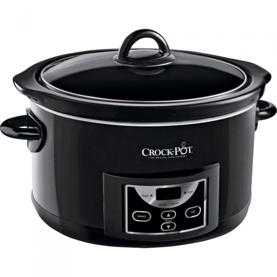 Crock-Pot SCCPRC507B 4.7L Countdown Slow Cooker - Black 