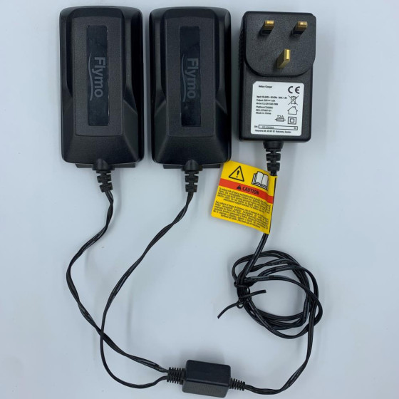 Genuine Flymo EasiStore Dual Battery Charger- C-Li 20v CGR-TWIN
