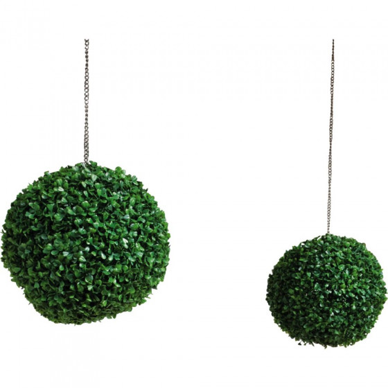 38cm Artificial Grass Balls - 2 Pack