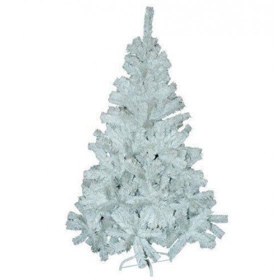 Kingfisher 6ft White Pines Christmas Tree - White