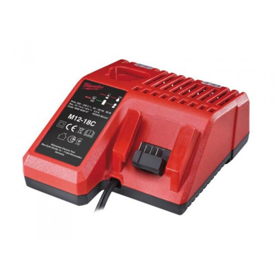 Milwaukee M12-18C 12v - 18v Twin Port Battery Charger