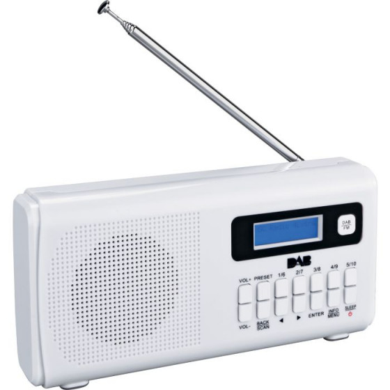 Argos Value Range DAB/FM Radio - White