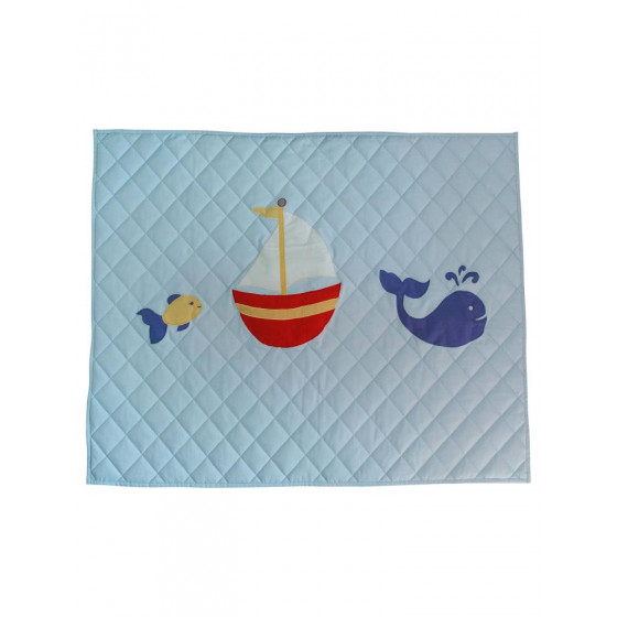 Kiddiewinkles Children's Nautical Playspace Floor Quilt - Large