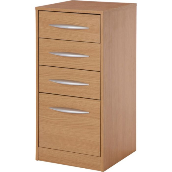 Wooden Filing Cabinet - Oak Effect