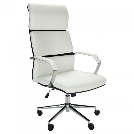 Hygena Jasper Adjustable Office Chair - White