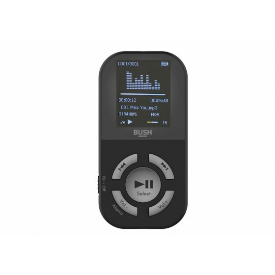 Bush 8GB MP3 Player With Display - Black