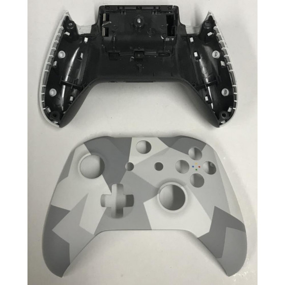 Genuine Outer Casing For Xbox One Special Edition Controller Winter Forces Grey