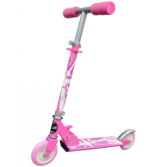 Zinc Folding In-line Scooter - Pink