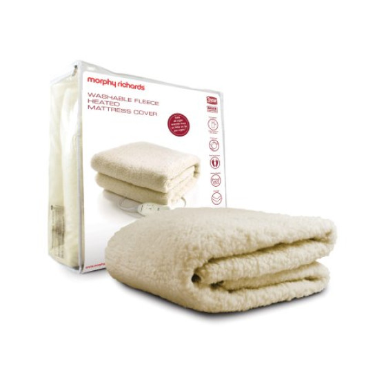 Morphy Richards Double Washable Fleece Heated Mattress Cover