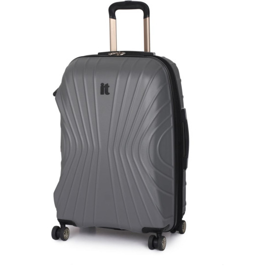 IT Luggage Secure-It Medium 8 Wheel Suitcase - Grey