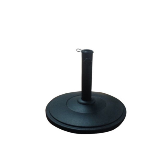 Concrete Garden Parasol Base - Black