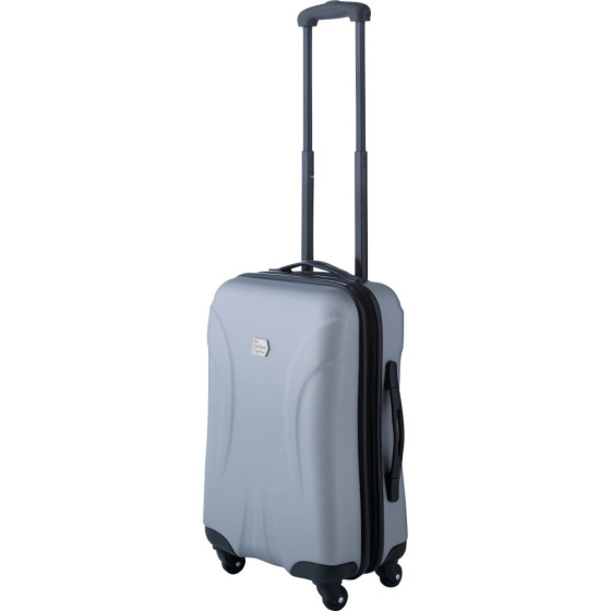 Go Explore Signature Small 4 Wheel Suitcase - Silver