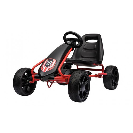 Spike Go Kart Ride On - Black & Red (No Instructions)