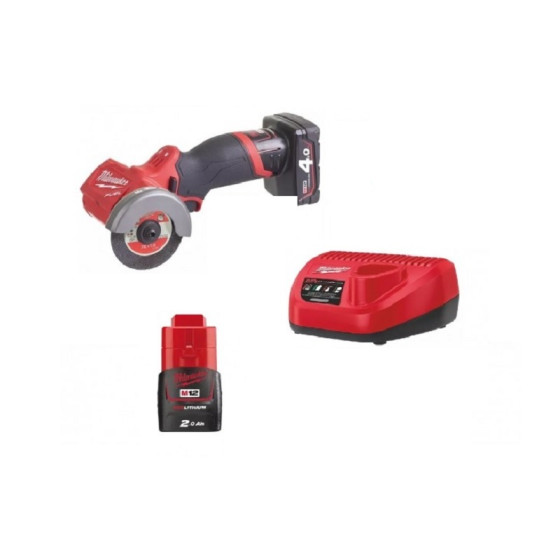 Milwaukee M12FCOT-422X 12v Fuel Angle Grinder